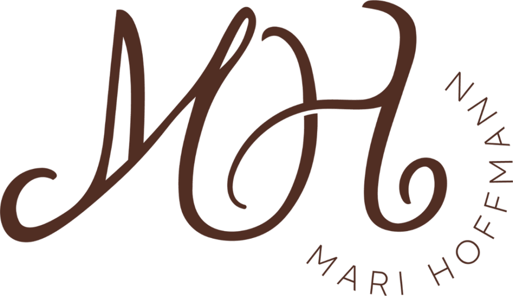 Logo der Autorin Mari Hoffmann im Footer der Website